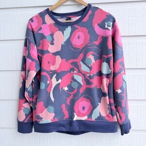 Lildy Colorful Printed Fleece Sweatshirt S/M